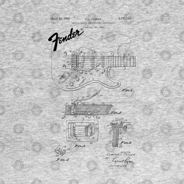 US Patent - Fender Stratocaster Guitar by Taylor'd Designs